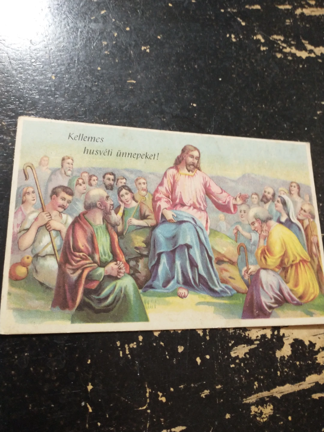 1926 Hungary Easter Postcard with Stamp