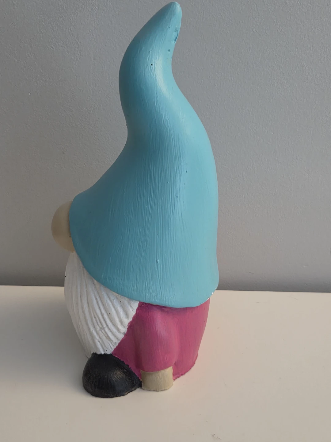 Garden Gnome Figurine with Blue Hat - photo 2