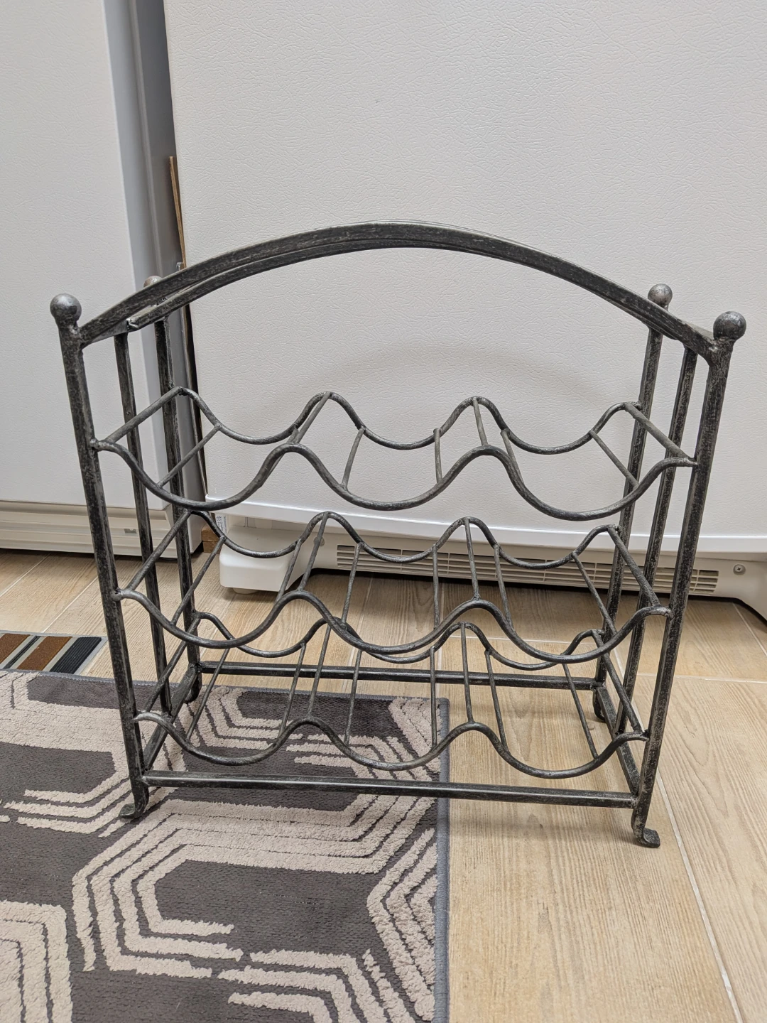 Cast Iron Wine Rack