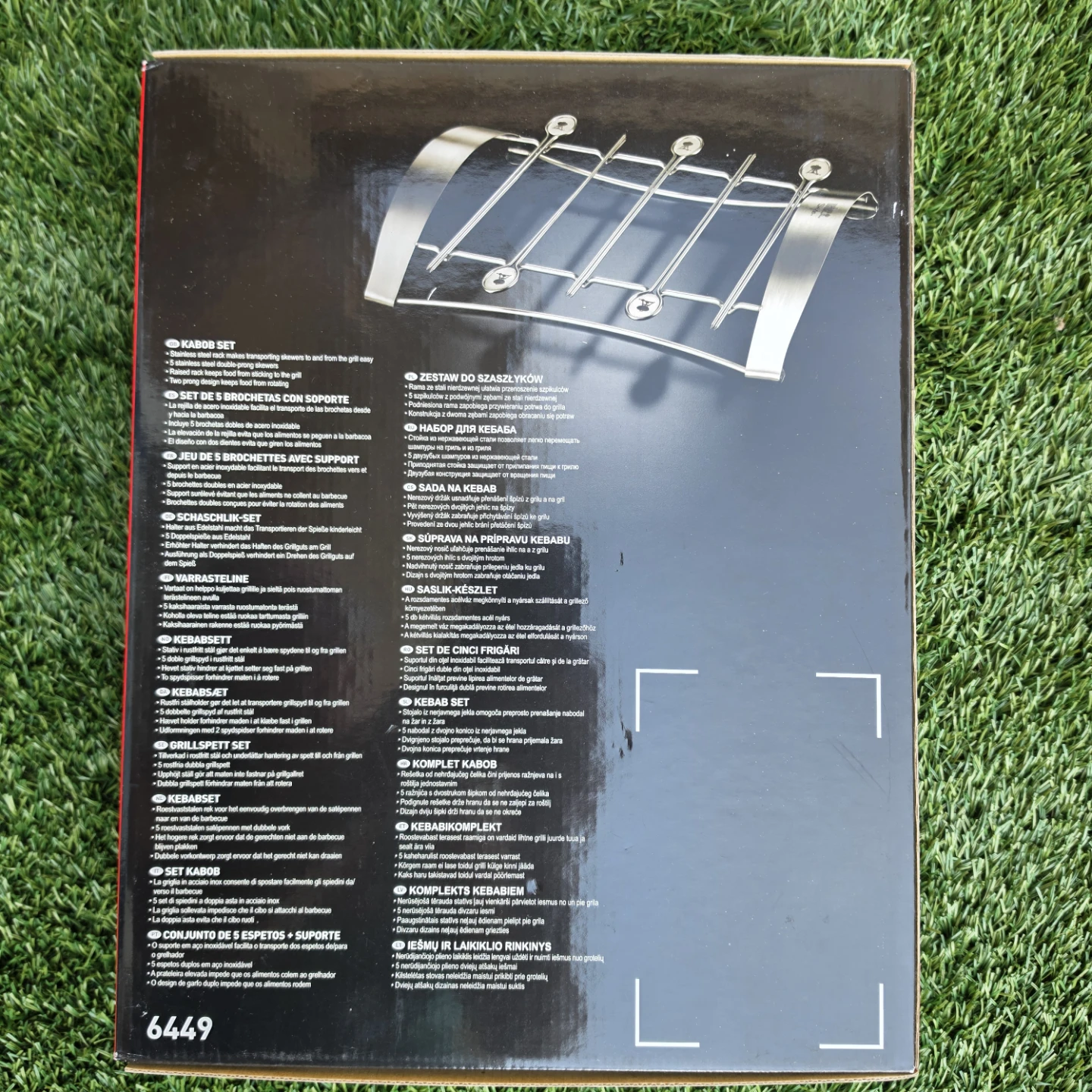 NEW! Weber BBQ 6 pc. Kabob Set *Great Gift* - photo 4