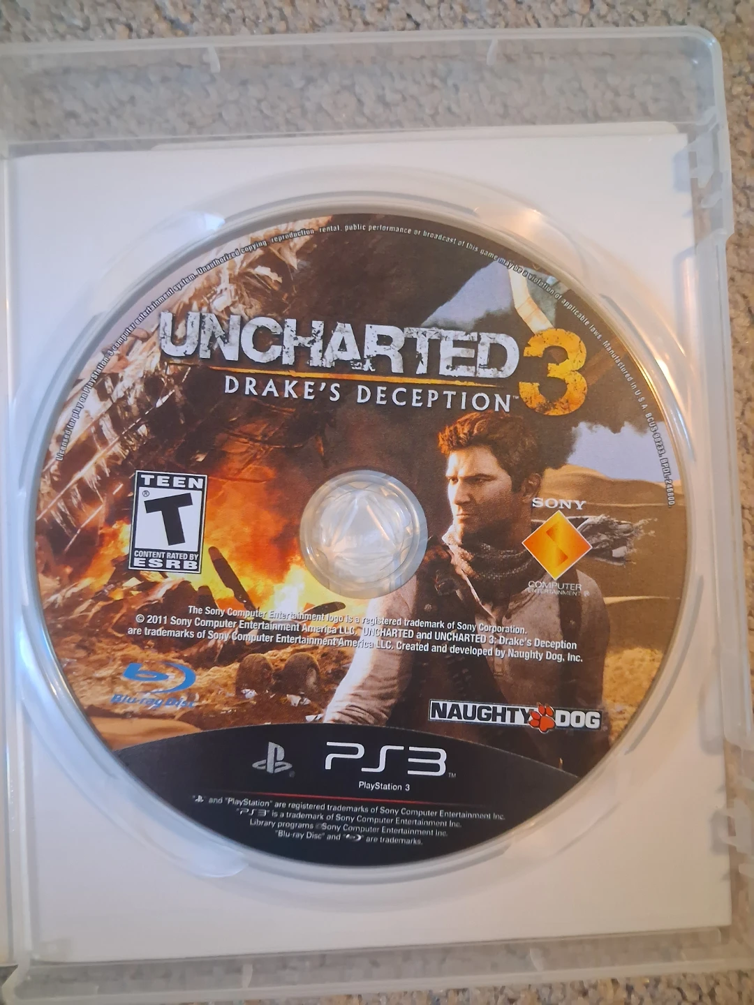 Uncharted 3 Playstation 3 game. - photo 3