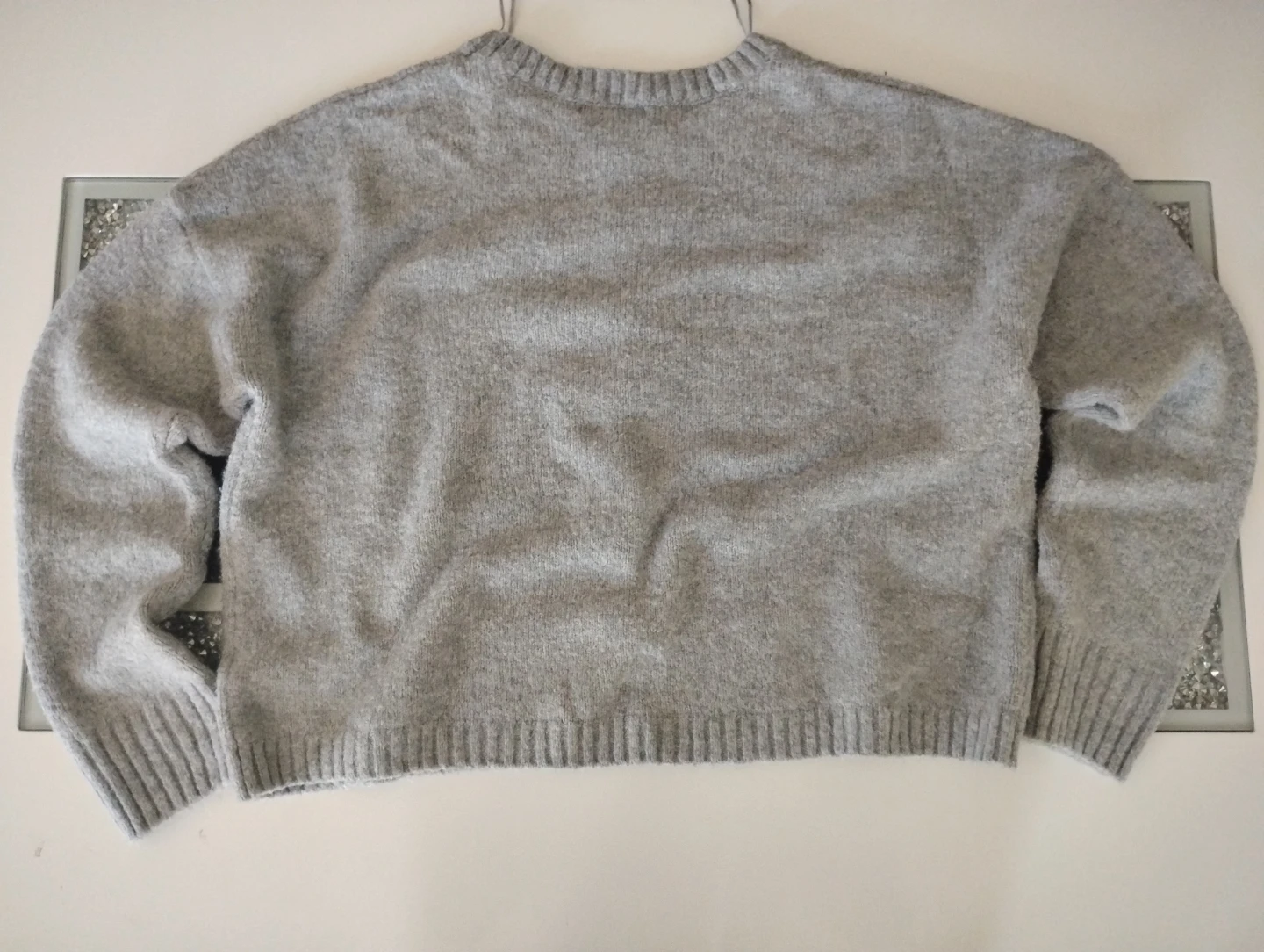 Jessica Simpson Grey Candy Cane Sweater - Size XXL - photo 4