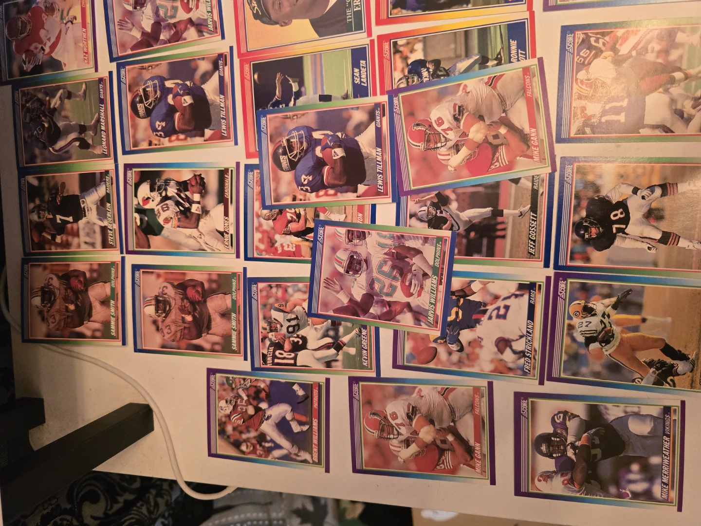 Collection of score  Football Trading Cards - photo 2