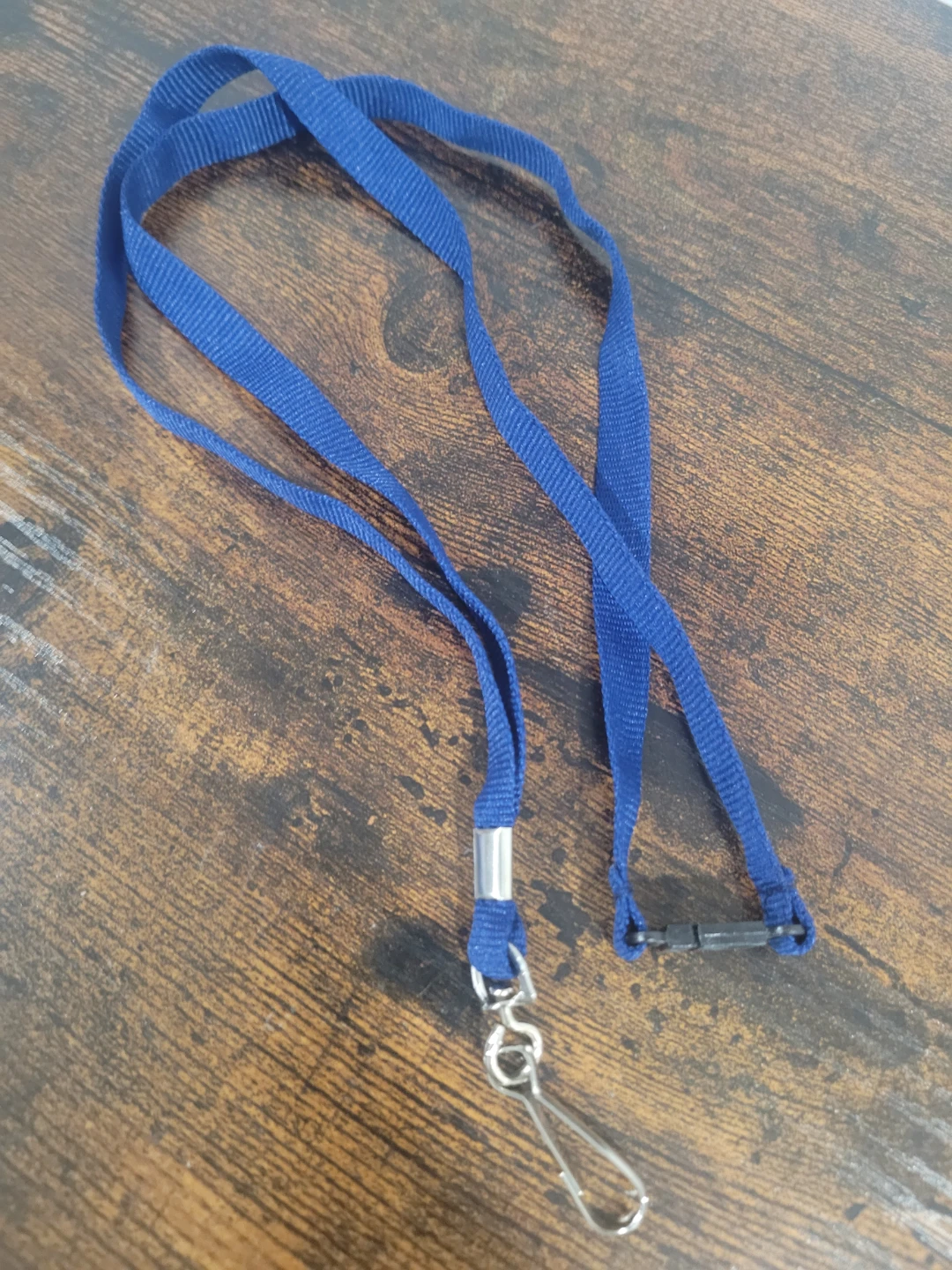 Blue Lanyard with Swivel Clasp