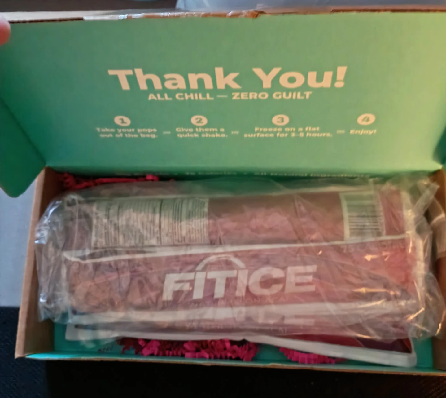 Fit Ice Protein Popsicles - Watermelon Acai - 8 Count - photo 4