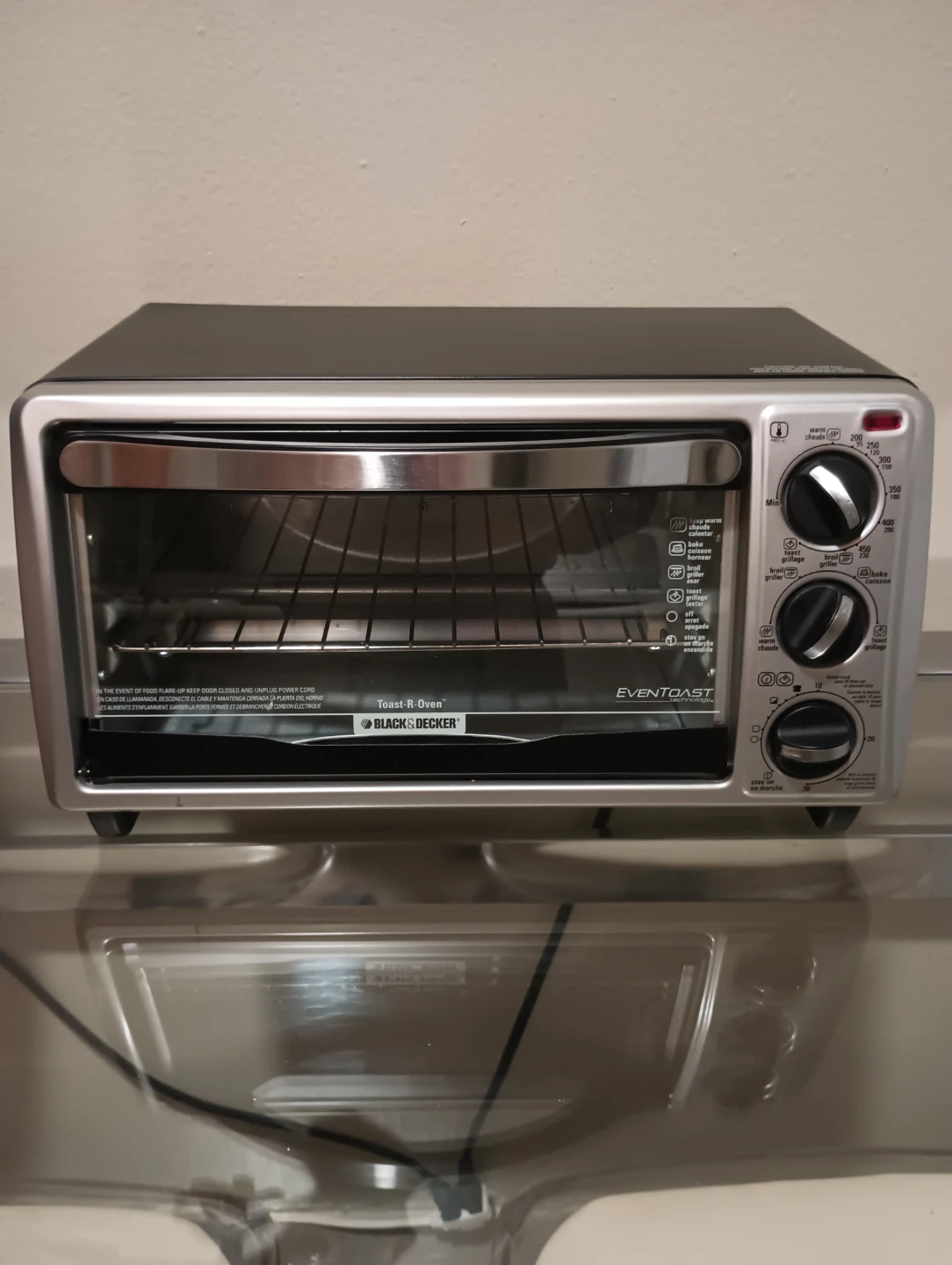 Toaster Oven Black Decker Excellent Condition Color Black Gray