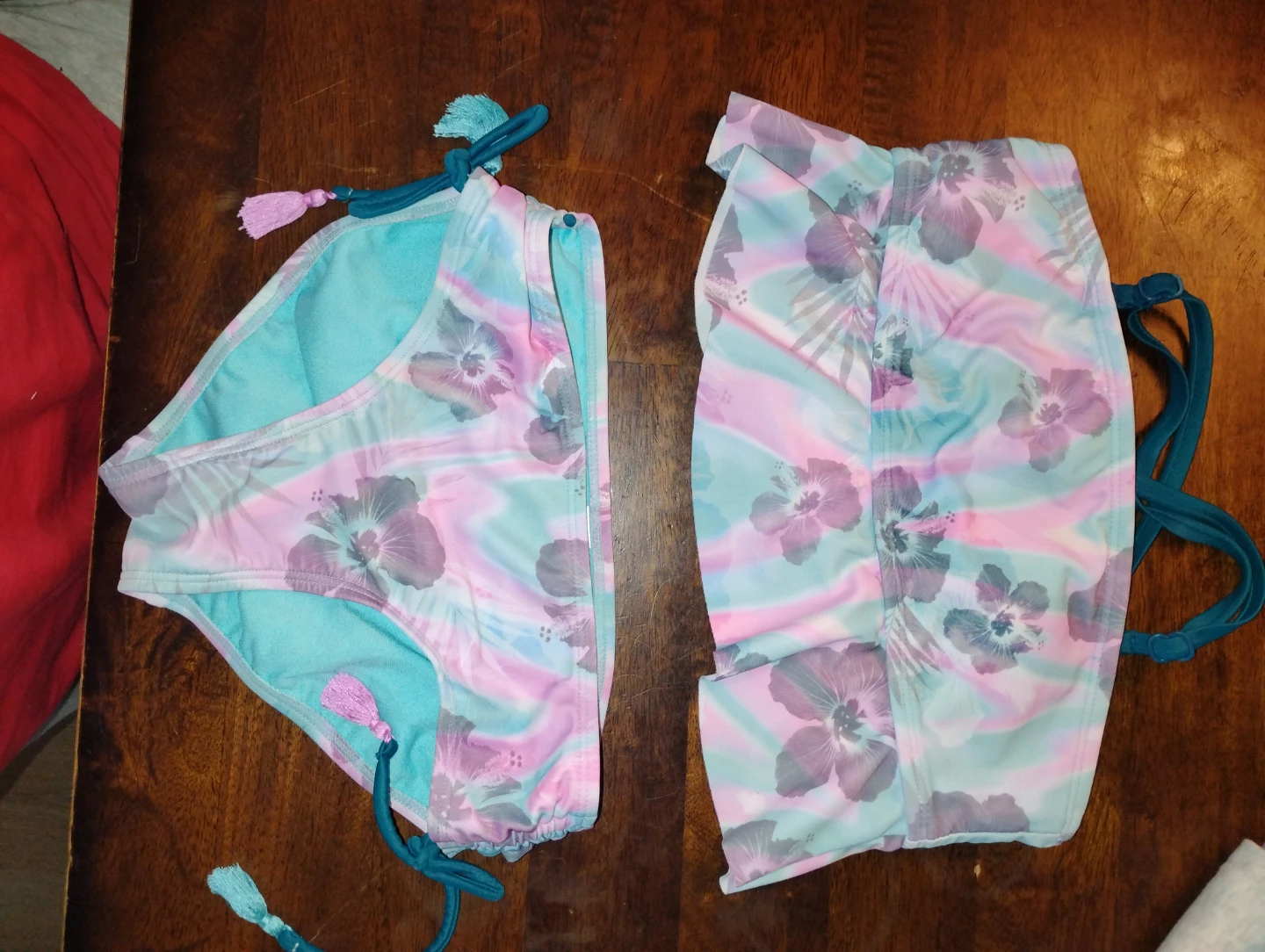 Girls Floral Swimsuit