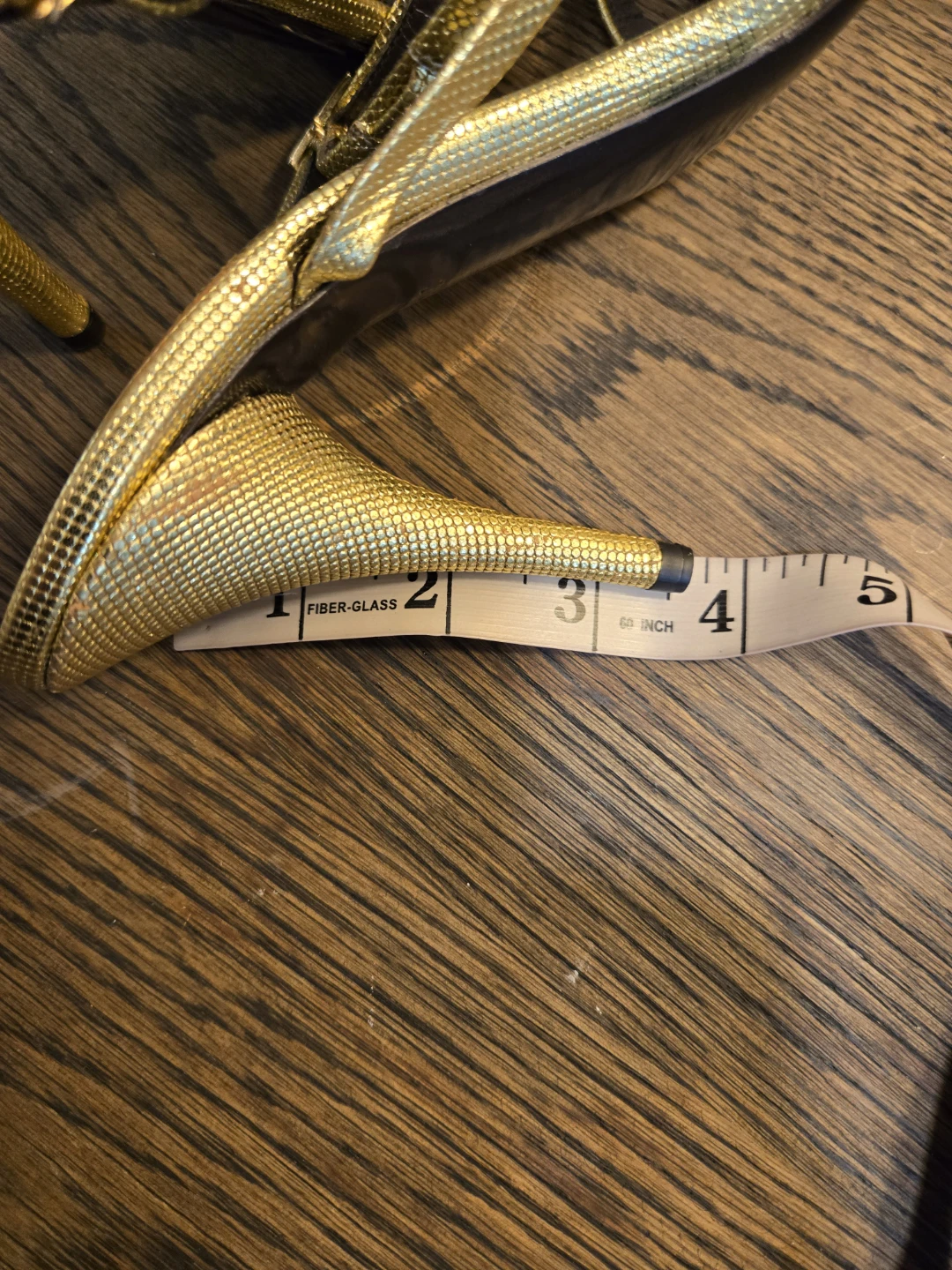 Roberto Cavalli Gold Stiletto Heels Size 38.5 - photo 5