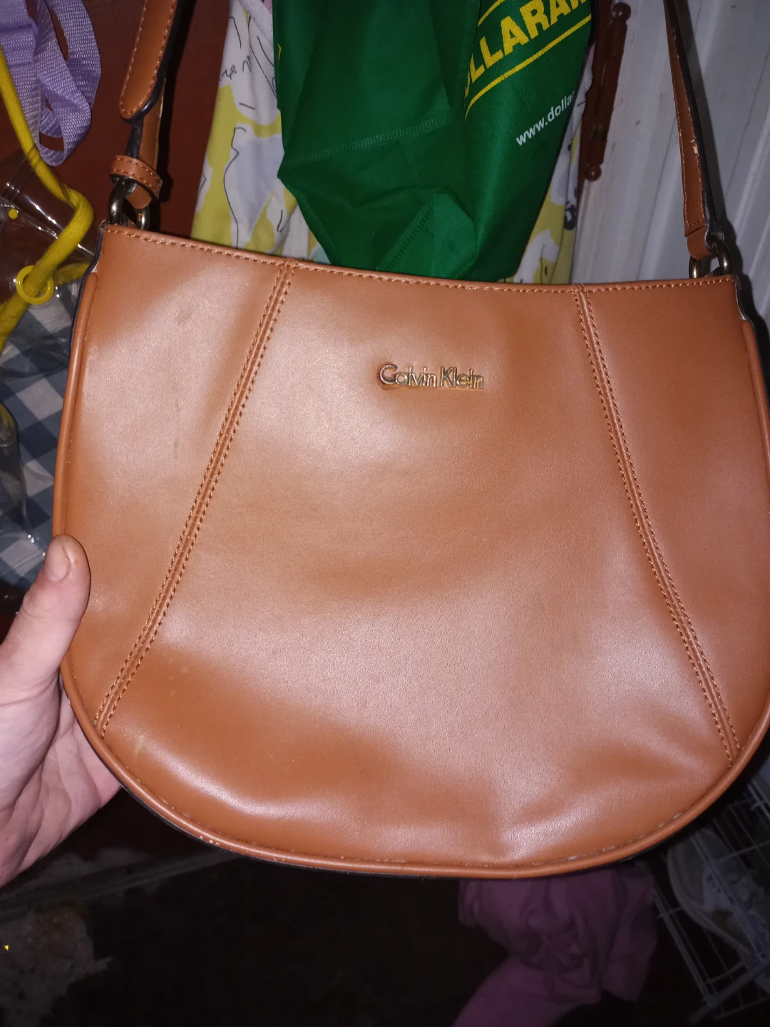 Calvin Klein Brown Shoulder Bag