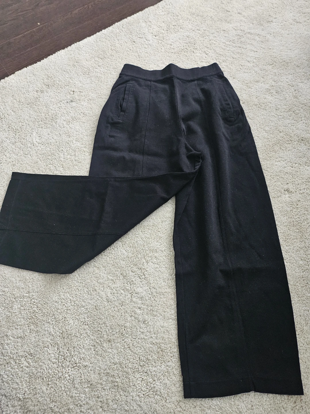 Uniqlo U Black Wide Leg Pants XS - photo 2