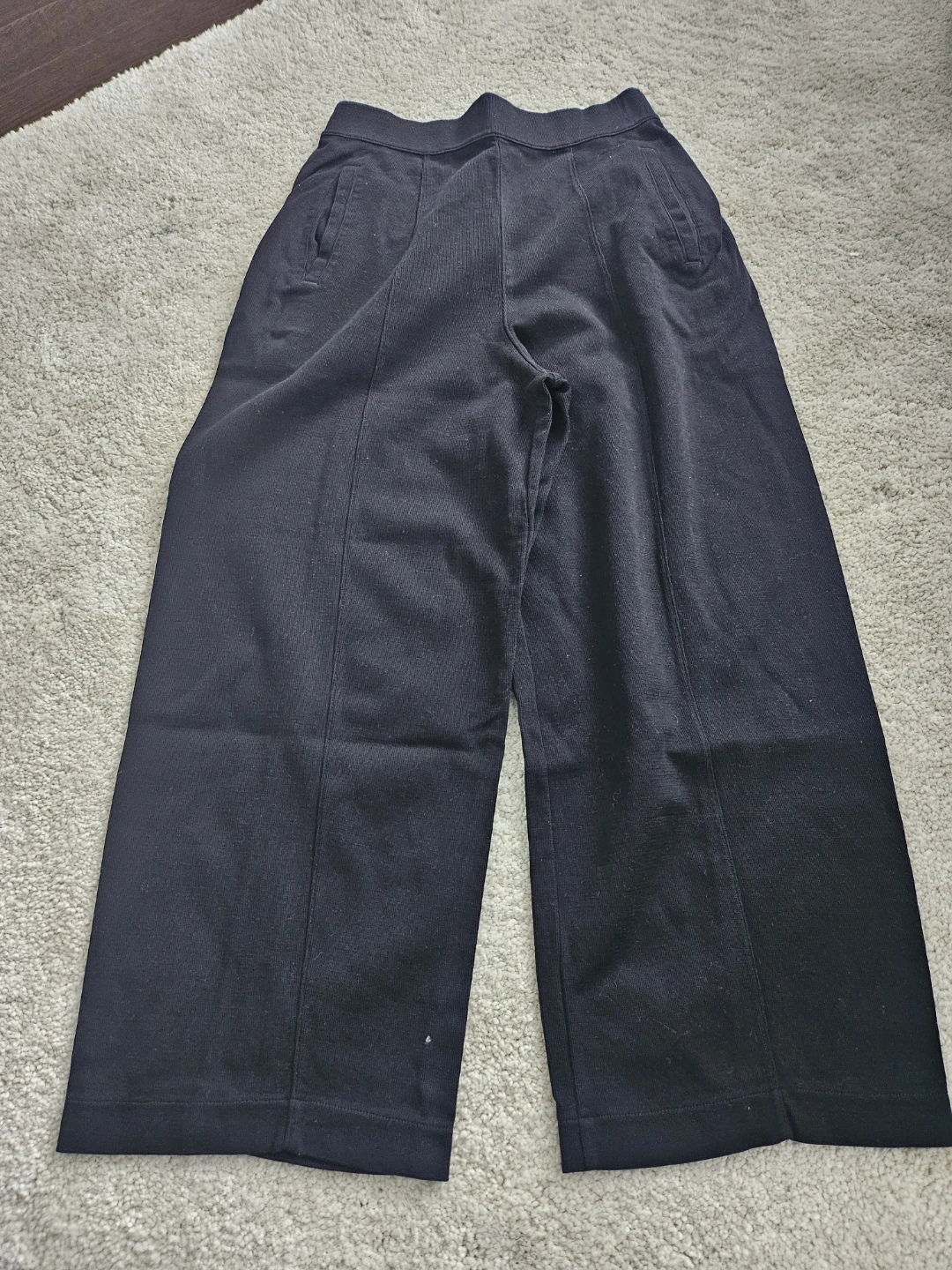 Uniqlo U Black Wide Leg Pants XS - photo 4