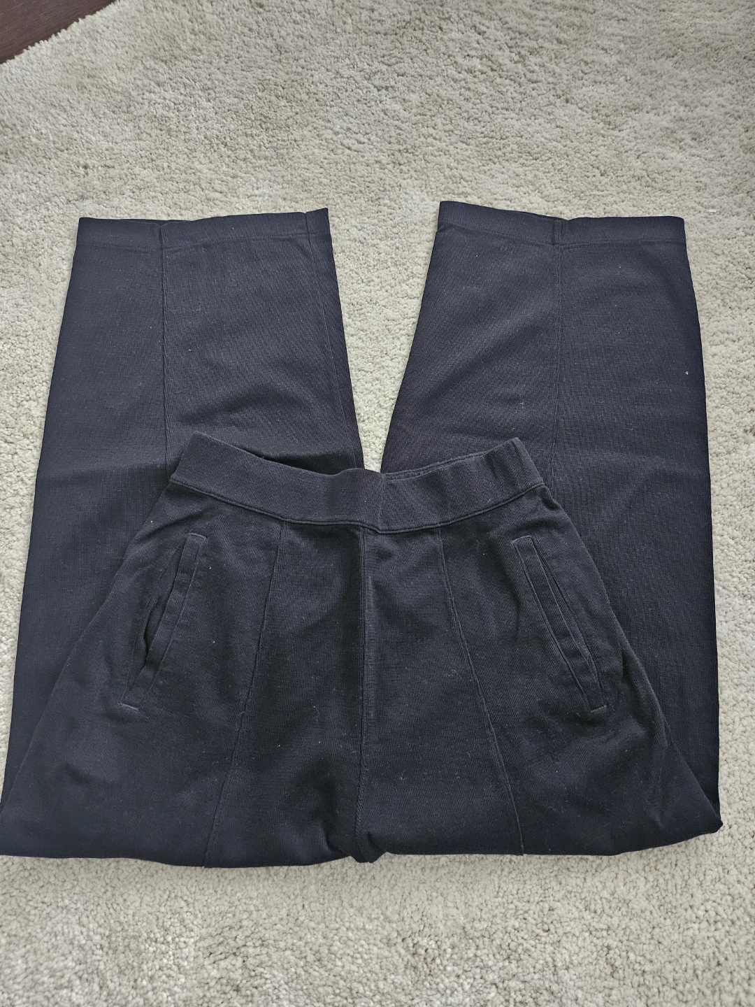 Uniqlo U Black Wide Leg Pants XS