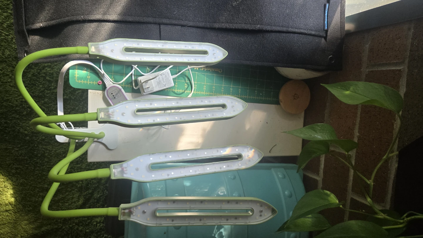 LED Grow Light or Task Light with 4 Flexible Goosenecks - photo 2