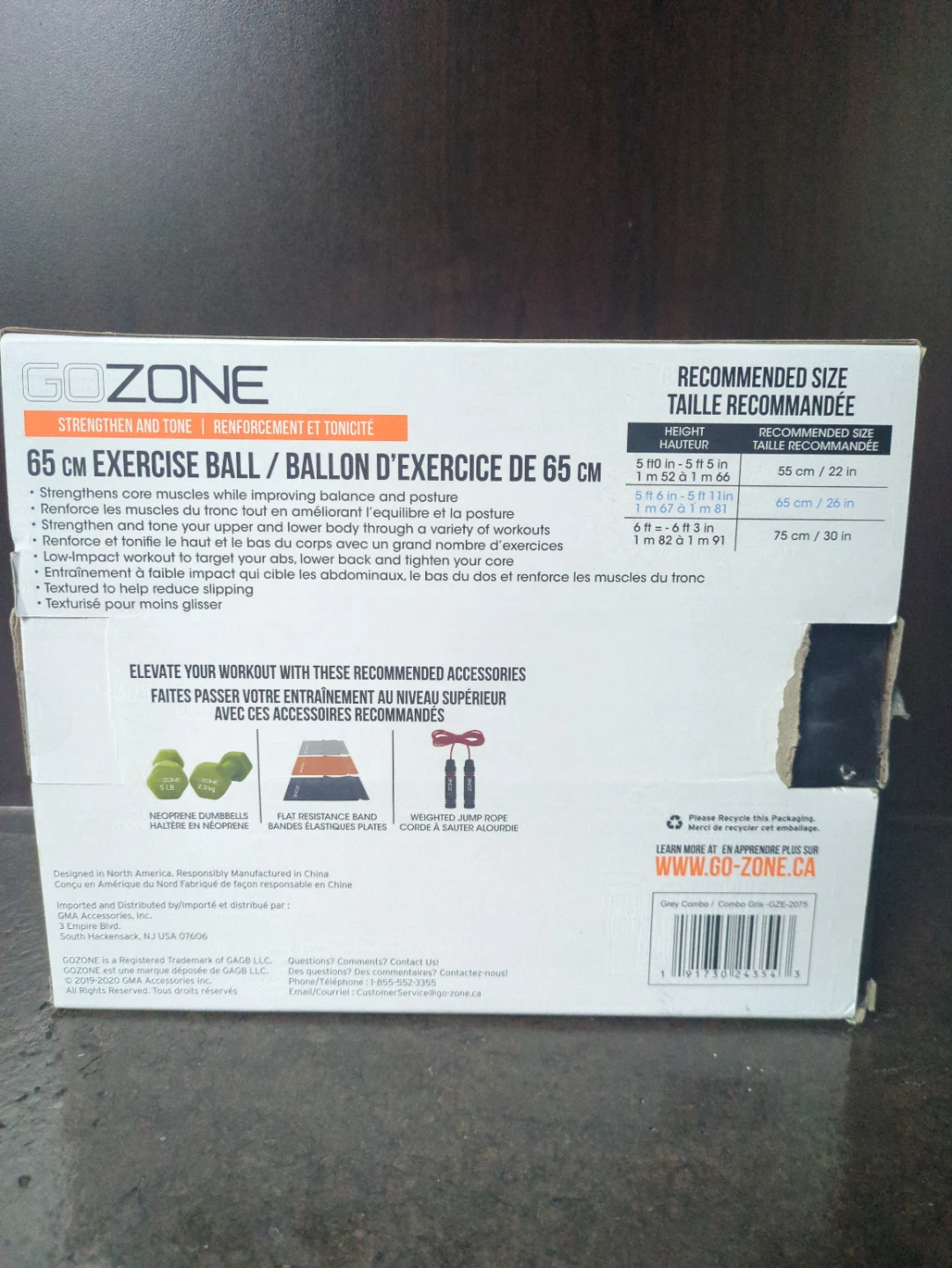 GoZone 65 cm Exercise Ball - photo 2