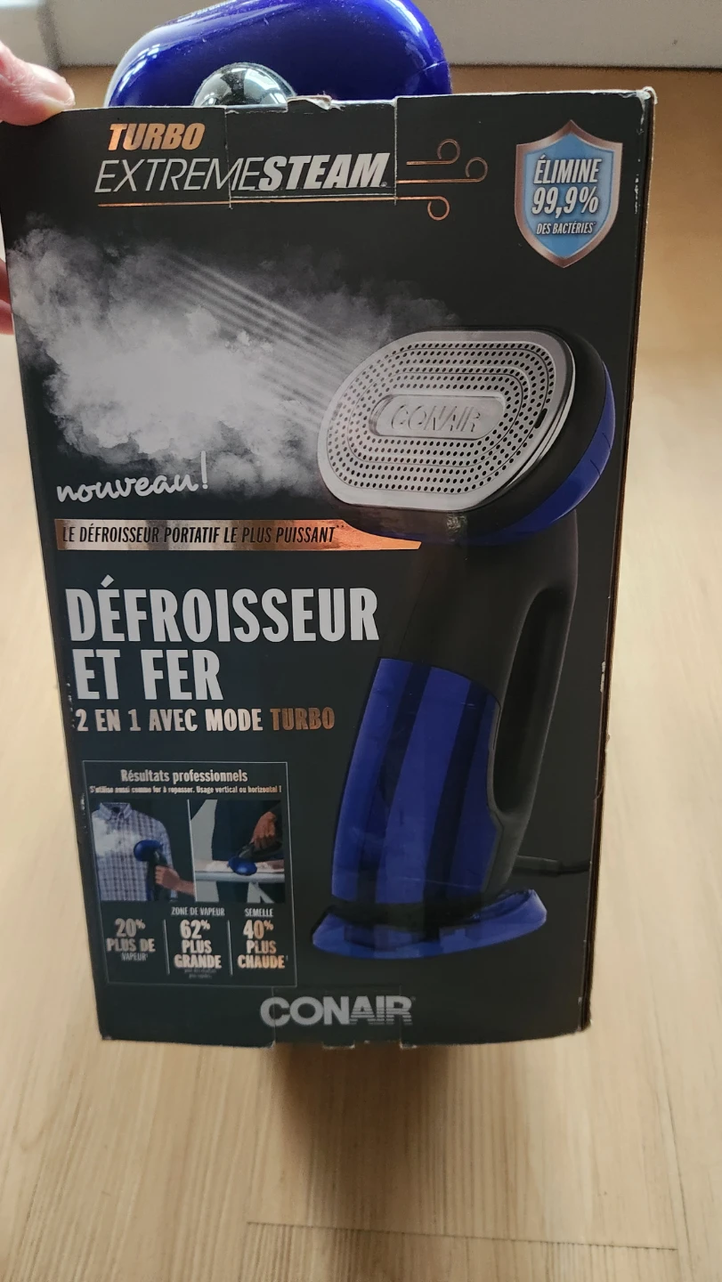 Conair Turbo ExtremeSteam Handheld Steamer & Iron - photo 2
