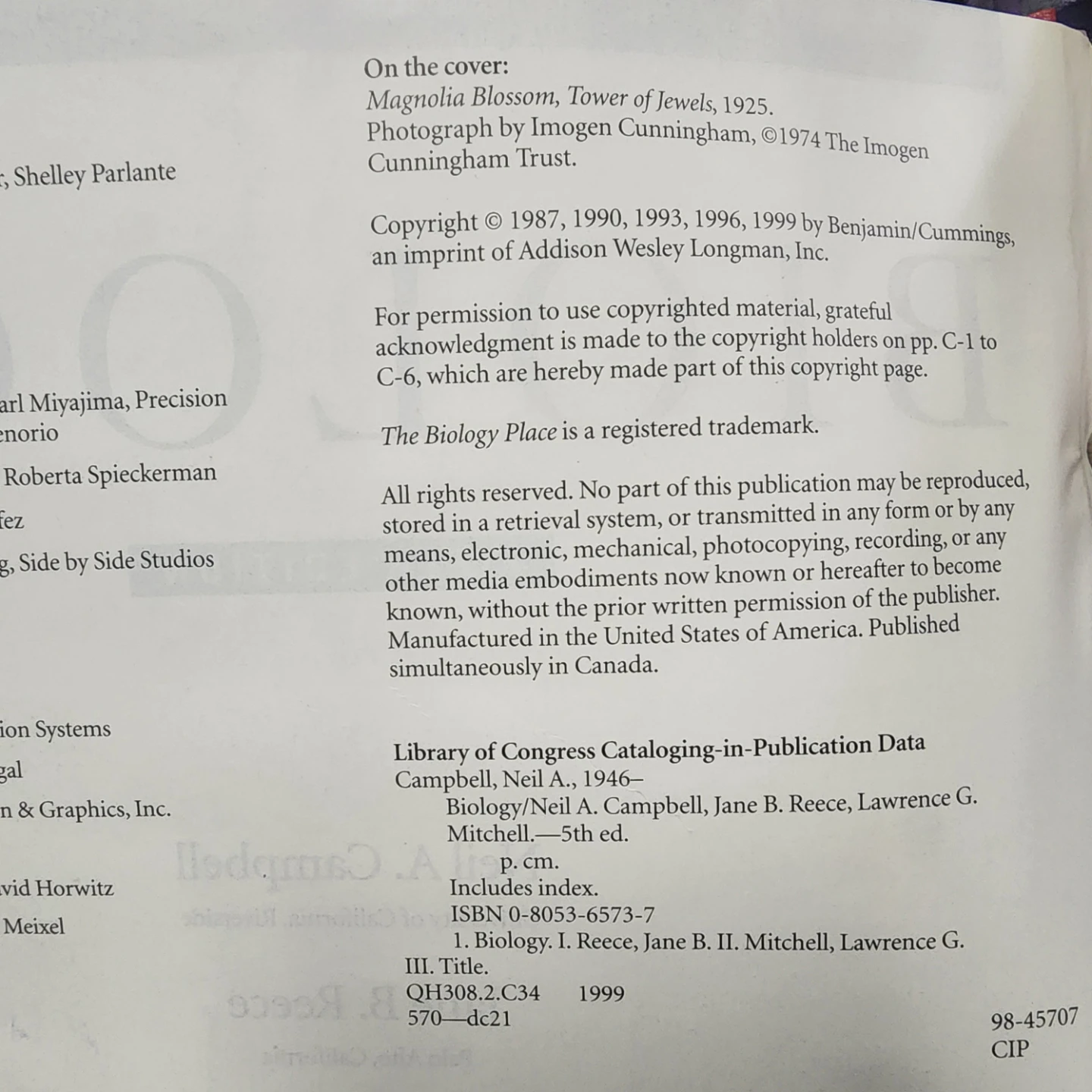 Free Biology Textbook (Campbell, 5th Edition) - photo 2
