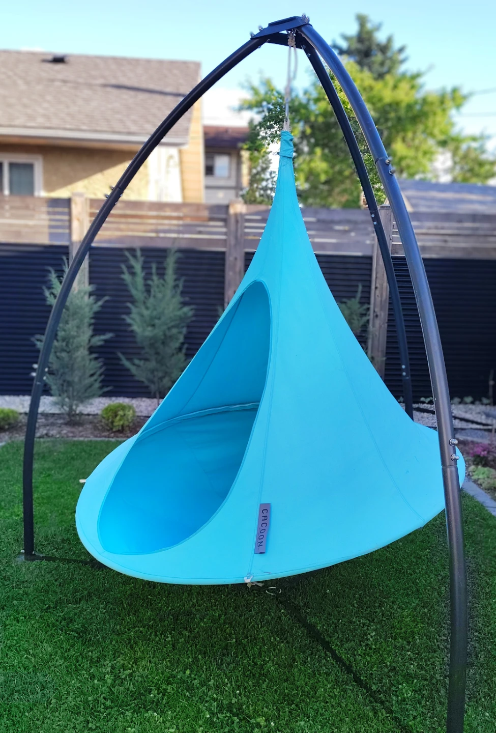 Cacoon® double hammock with stand, cushion - photo 2