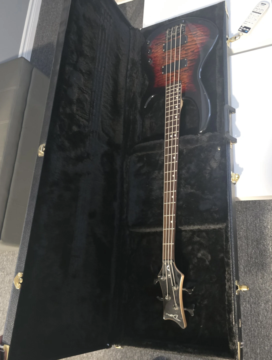 Dean 4-String Bass Guitar with Case