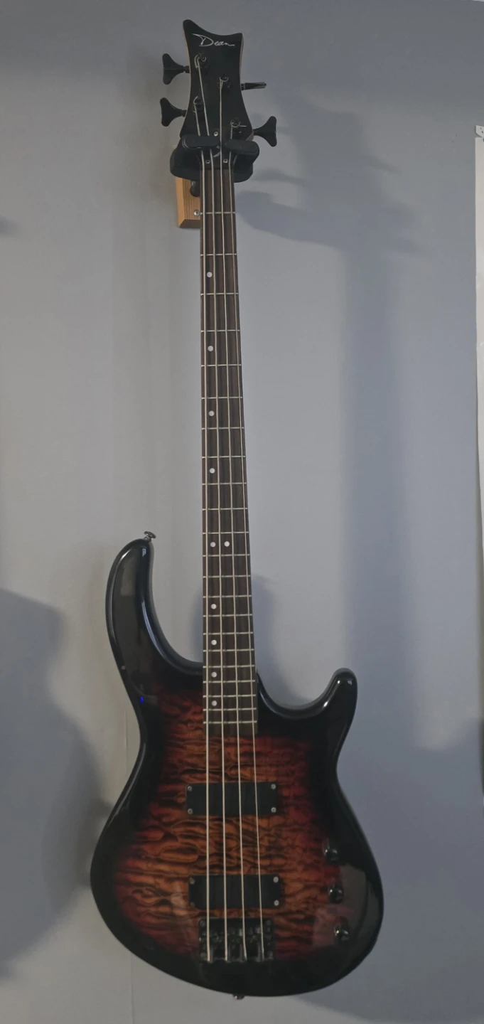 Dean 4-String Bass Guitar with Case - photo 2