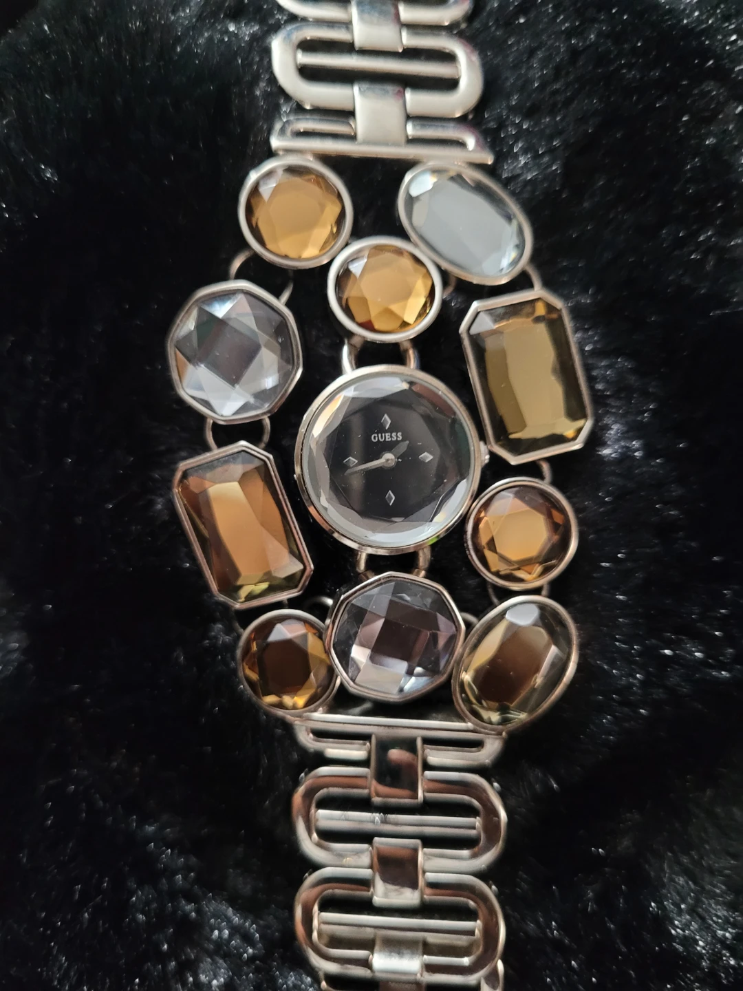 Preloved Guess Women's Watch with Rhinestones