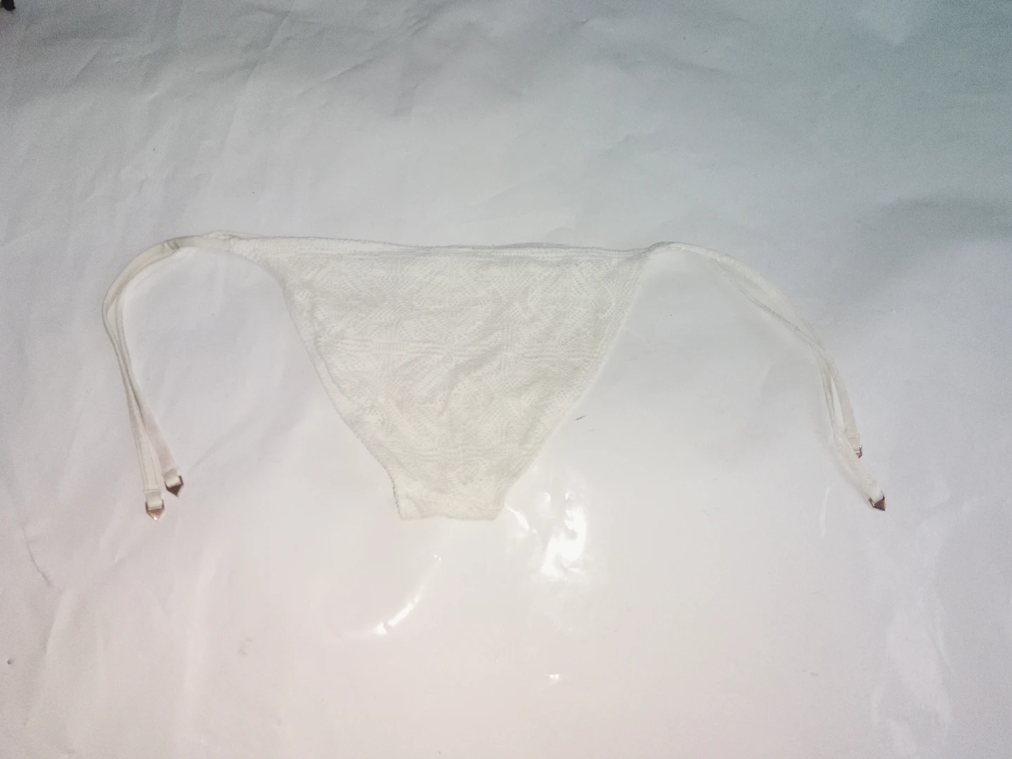 H&M White Lace Bikini Bottoms Size 4