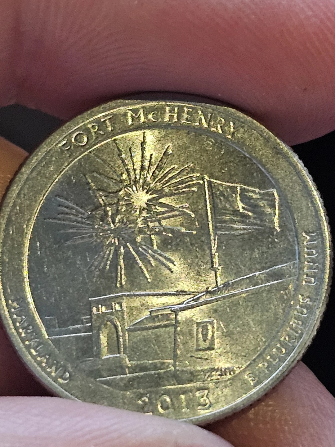 2013 Fort McHenry Quarter Dollar Coin - photo 2