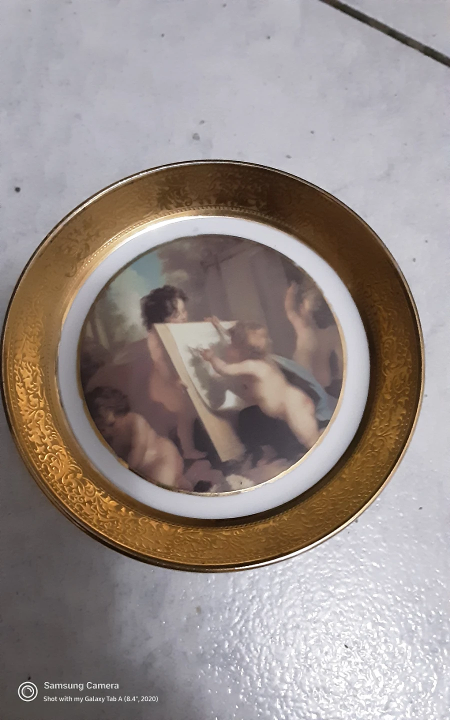 Decorative Cherub Pedestal Dish - photo 2