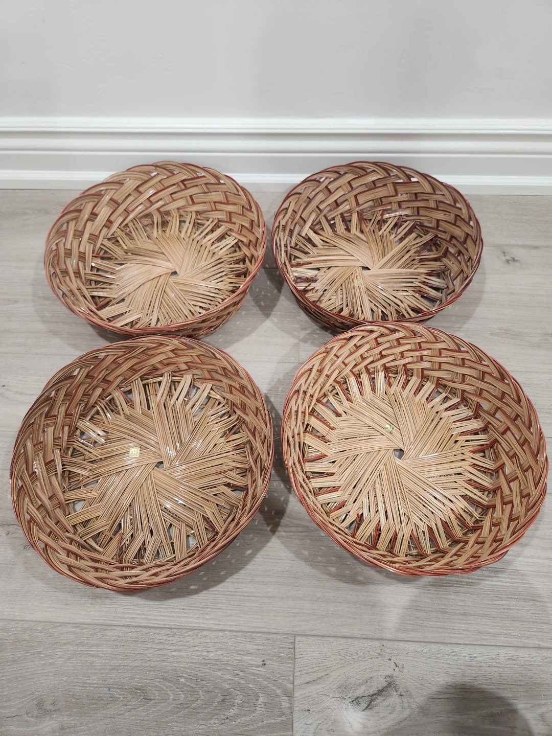 Set of 4 Woven Baskets