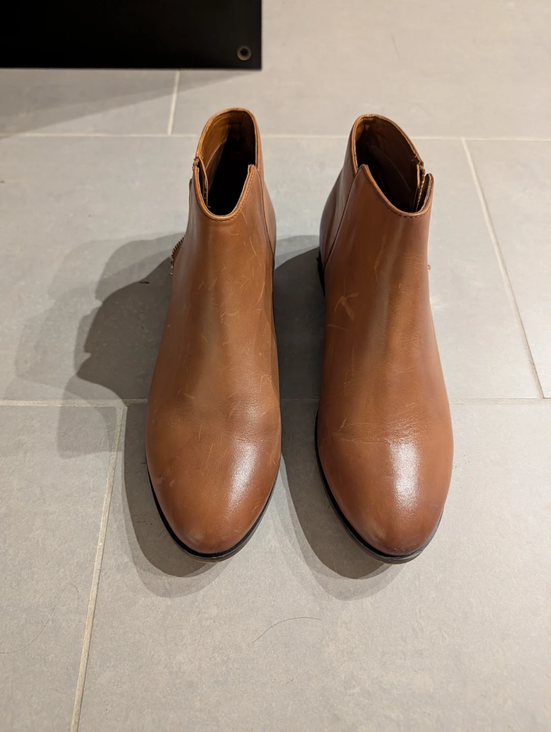 Aldo Brown Leather Ankle Boots - photo 2