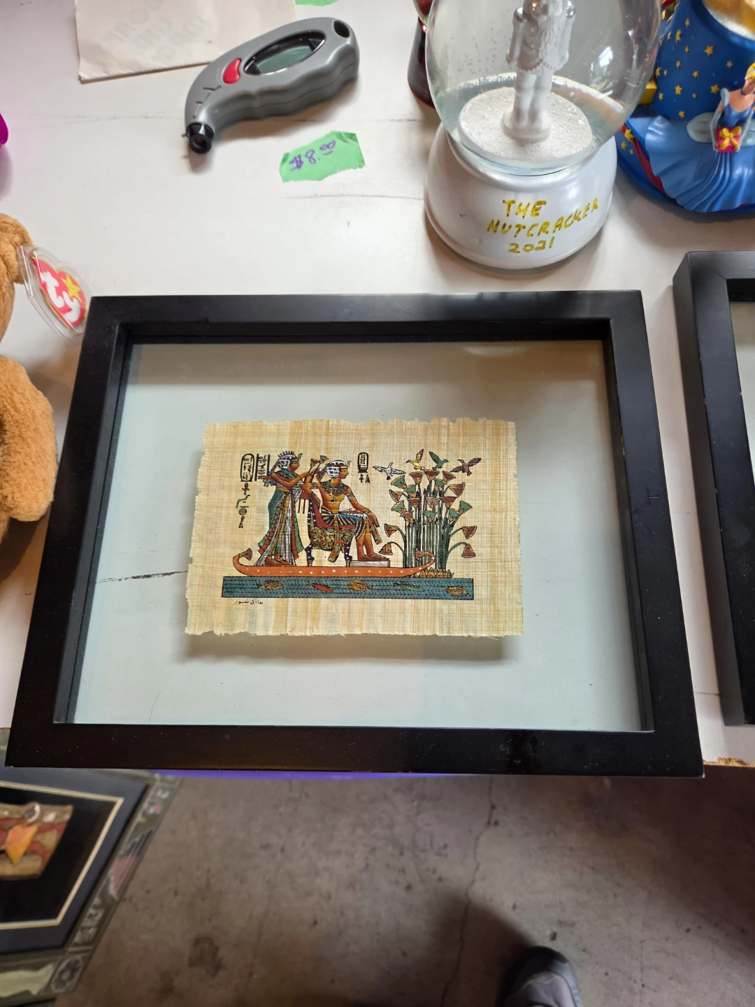 Framed Egyptian Papyrus Art Set - photo 3