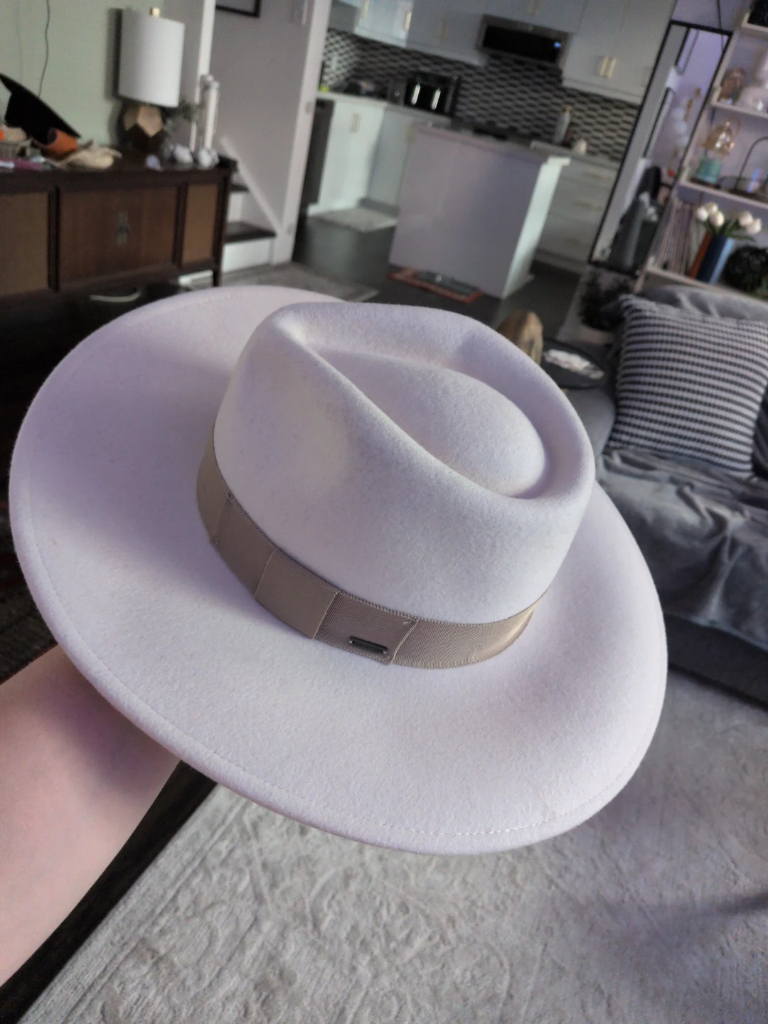 Brixton Joanna Felt wool Hat - Bone/Khaki - photo 3