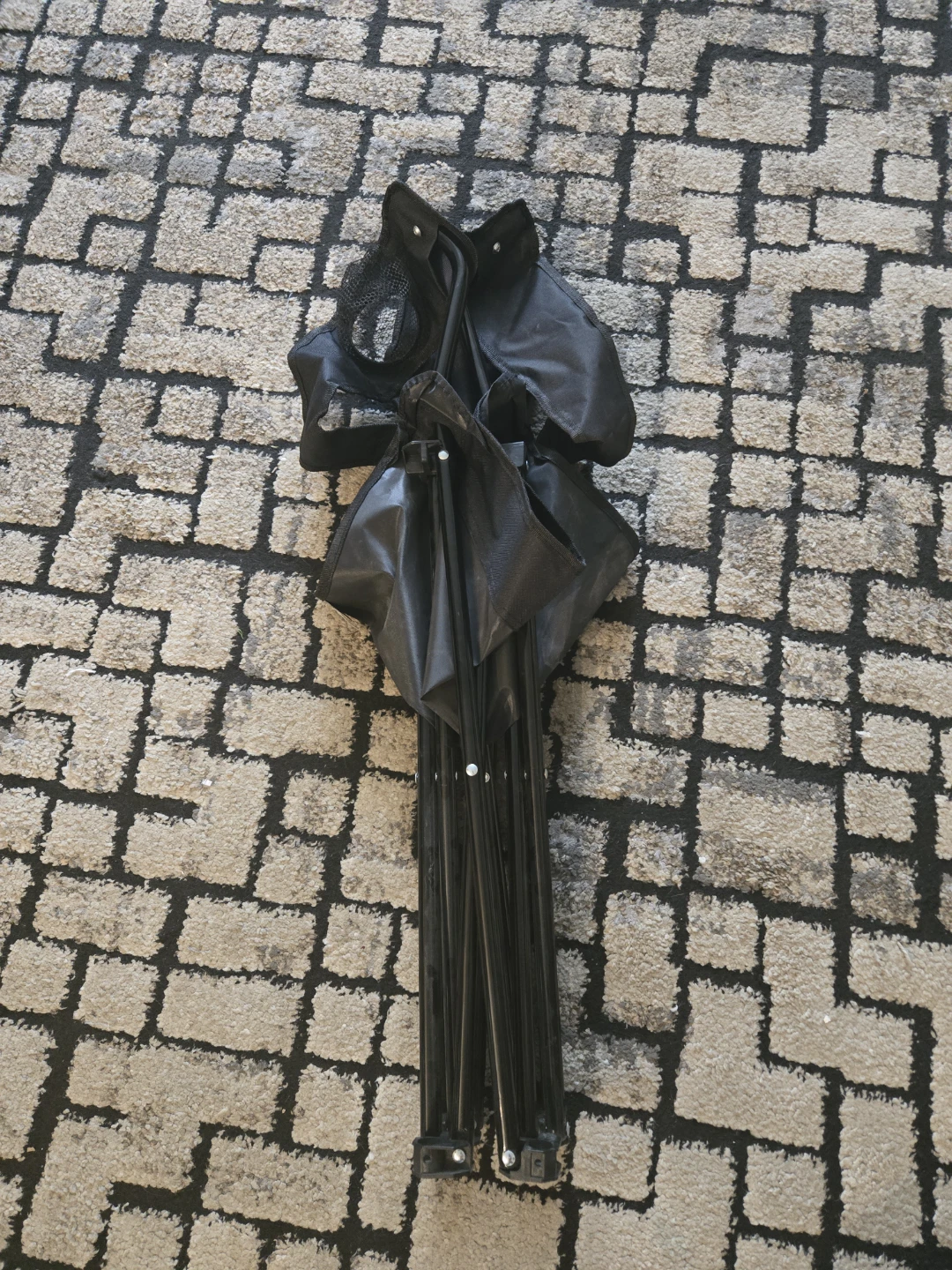 New Black Folding Camping Chair - photo 2