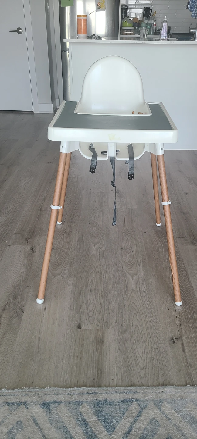 Ikea High Chair with  Silicone Placemat - photo 2