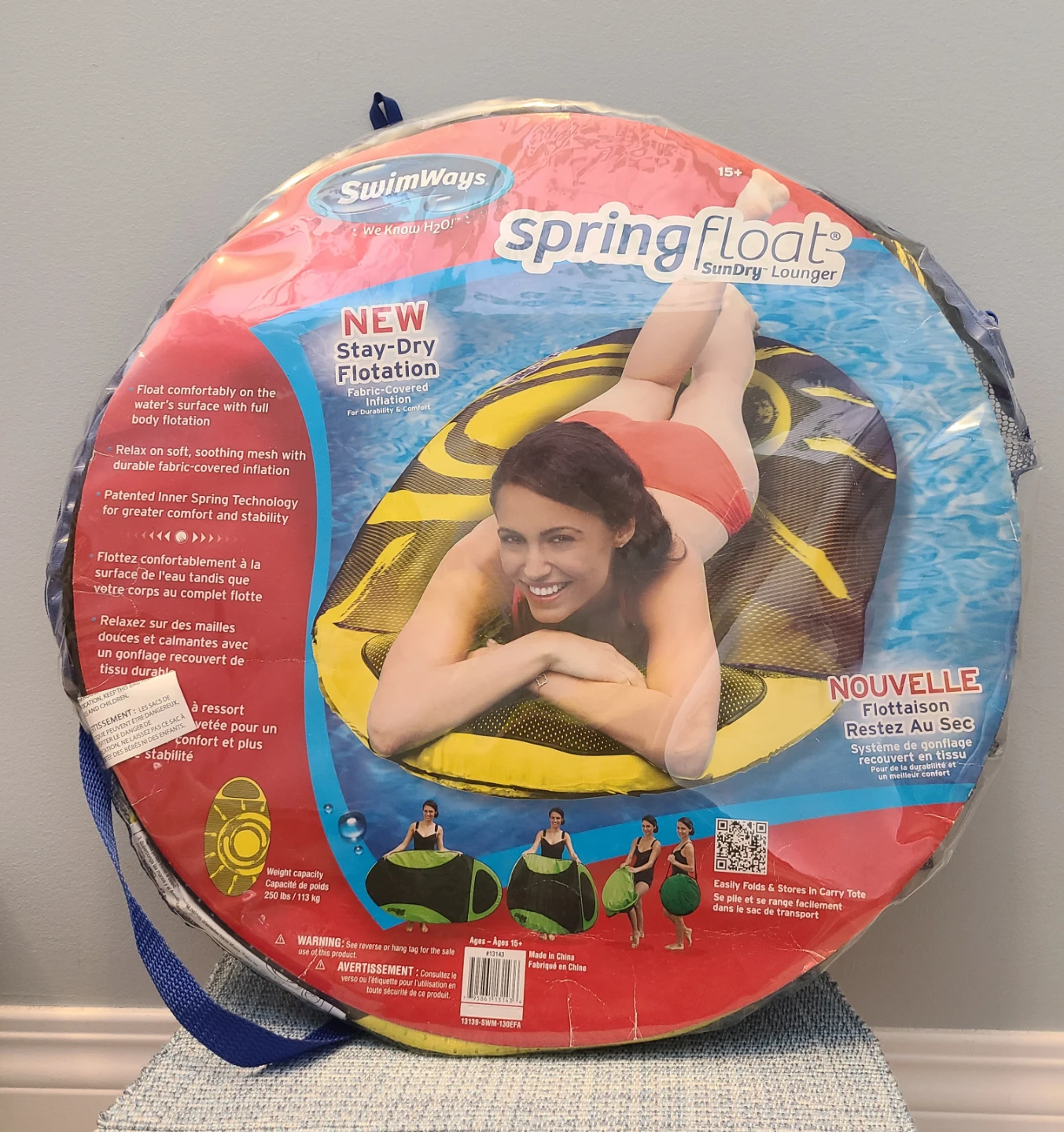 SwimWays Spring Float SunDry Lounger