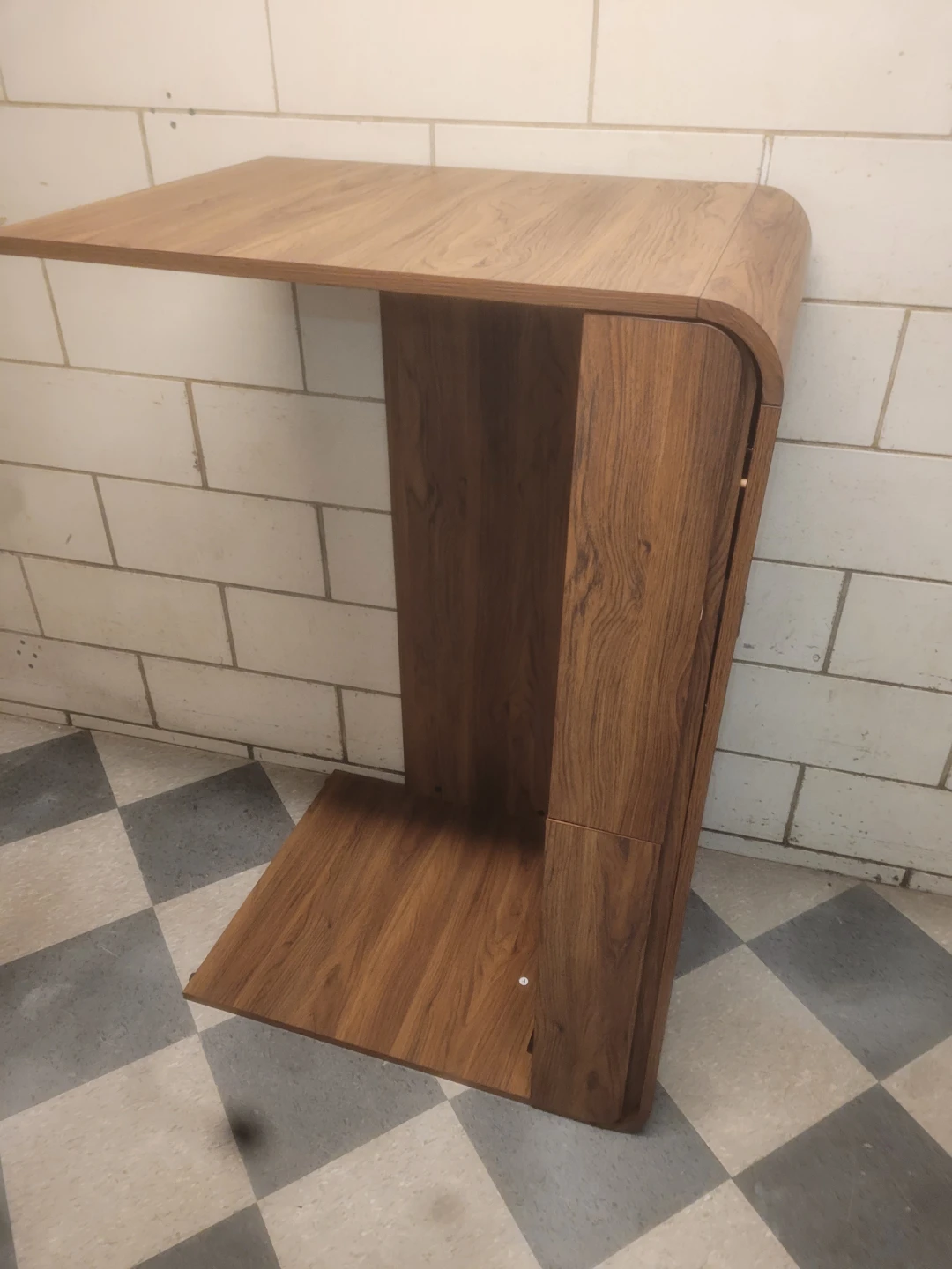 Desk Table with Drawer - photo 2