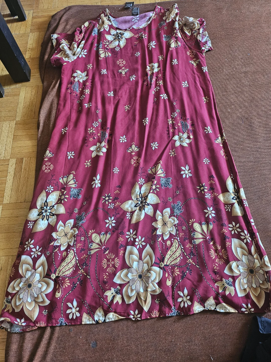 HXDINTL Women's Floral Print Dress