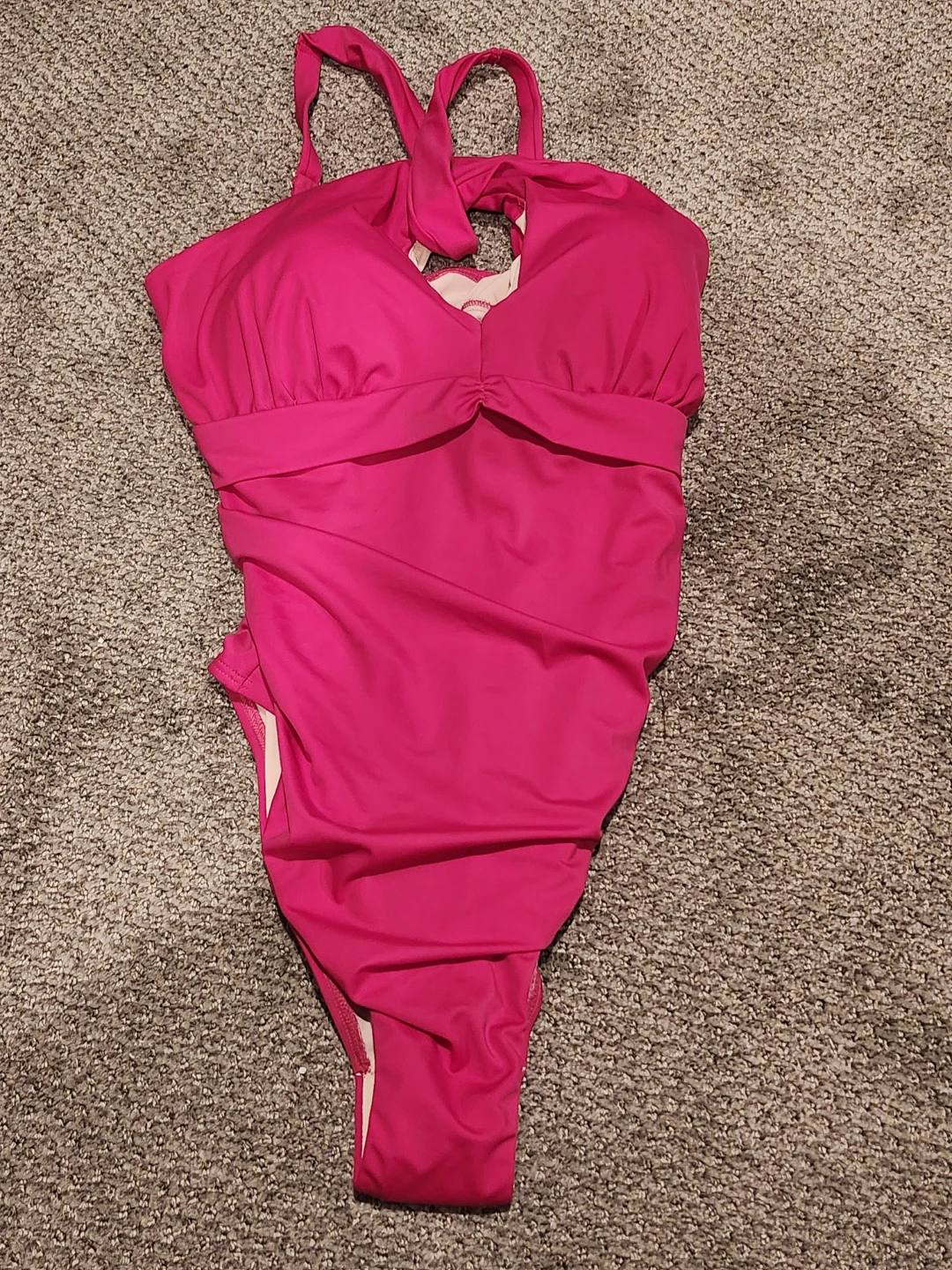 Women's Pink One-Piece Swimsuit