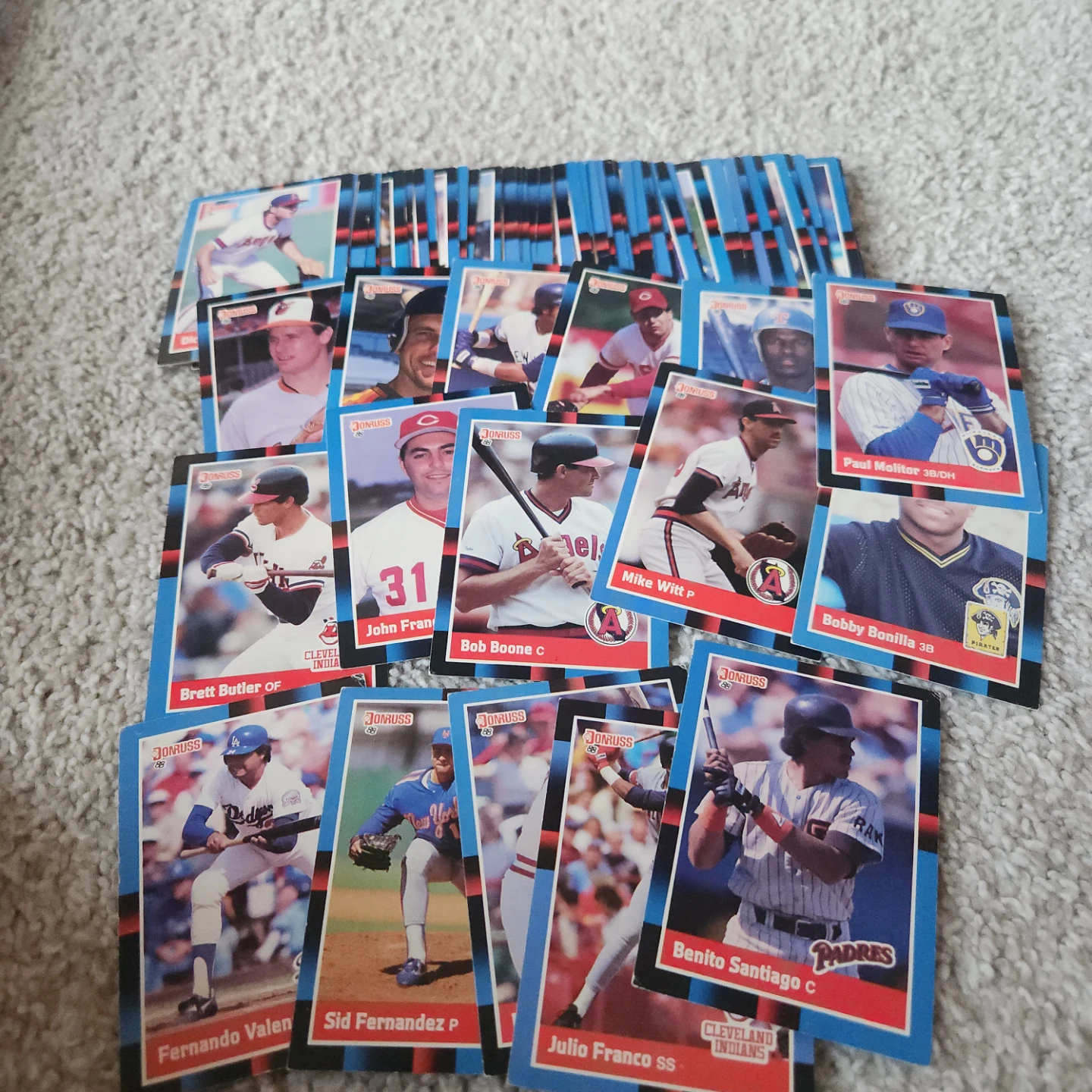 1988 Donruss Baseball Card Lot of 80 players - photo 4