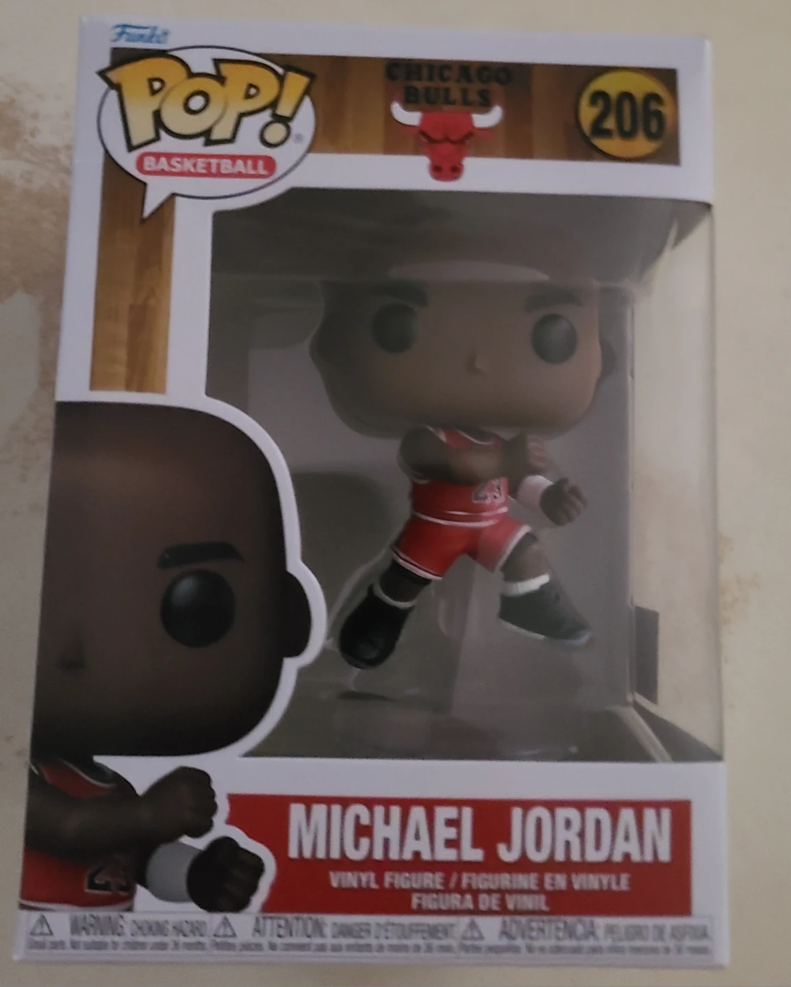 Funko Pop! Michael Jordan Chicago Bulls #206 Vinyl Figure