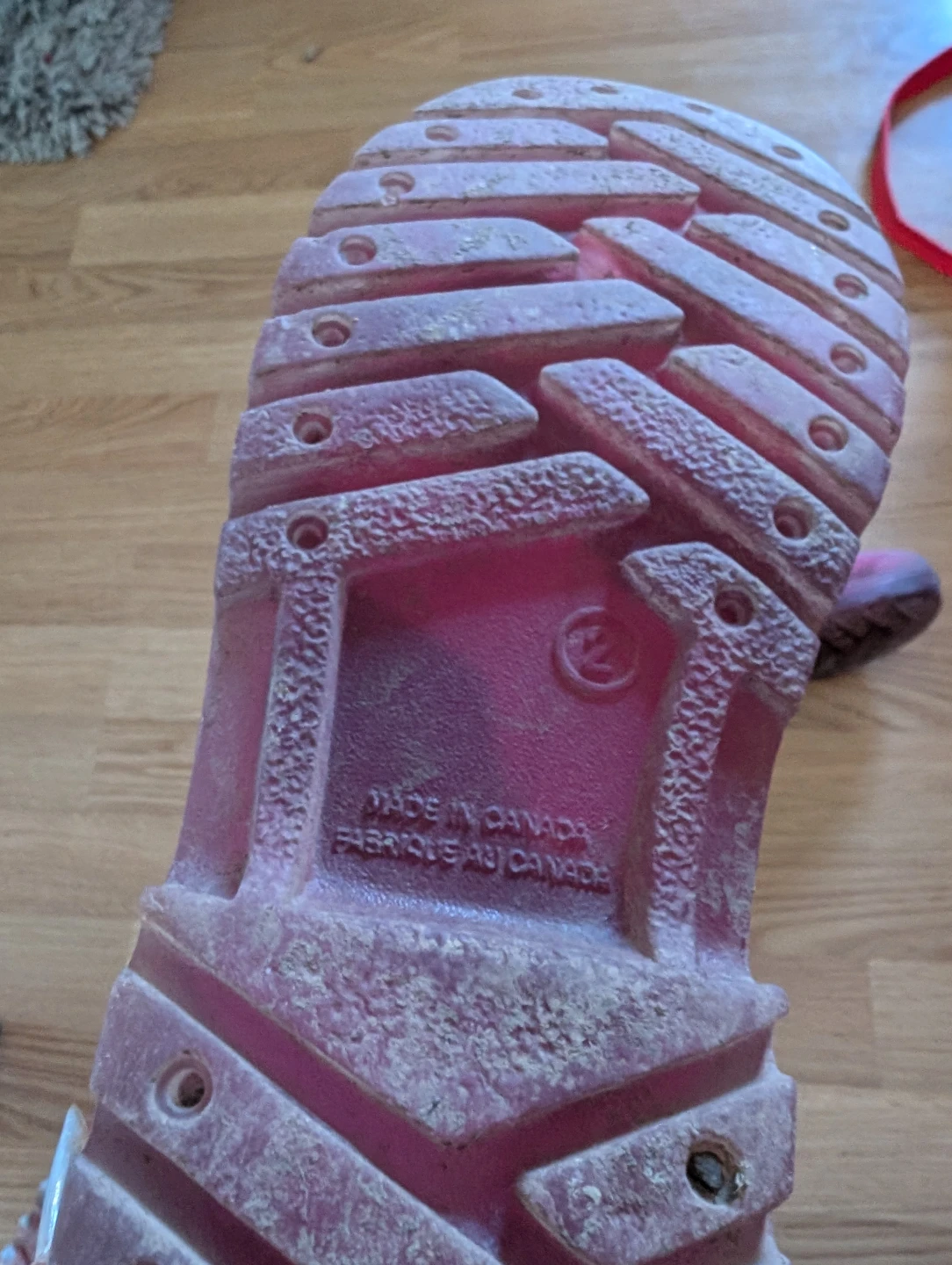 Pink Camo Rubber Boots Size 2 - photo 2