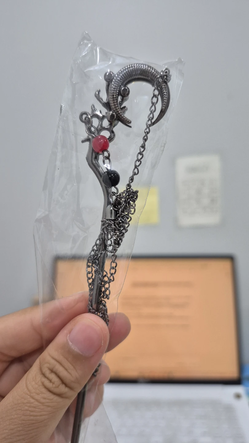 Moon twilight hair pin stick