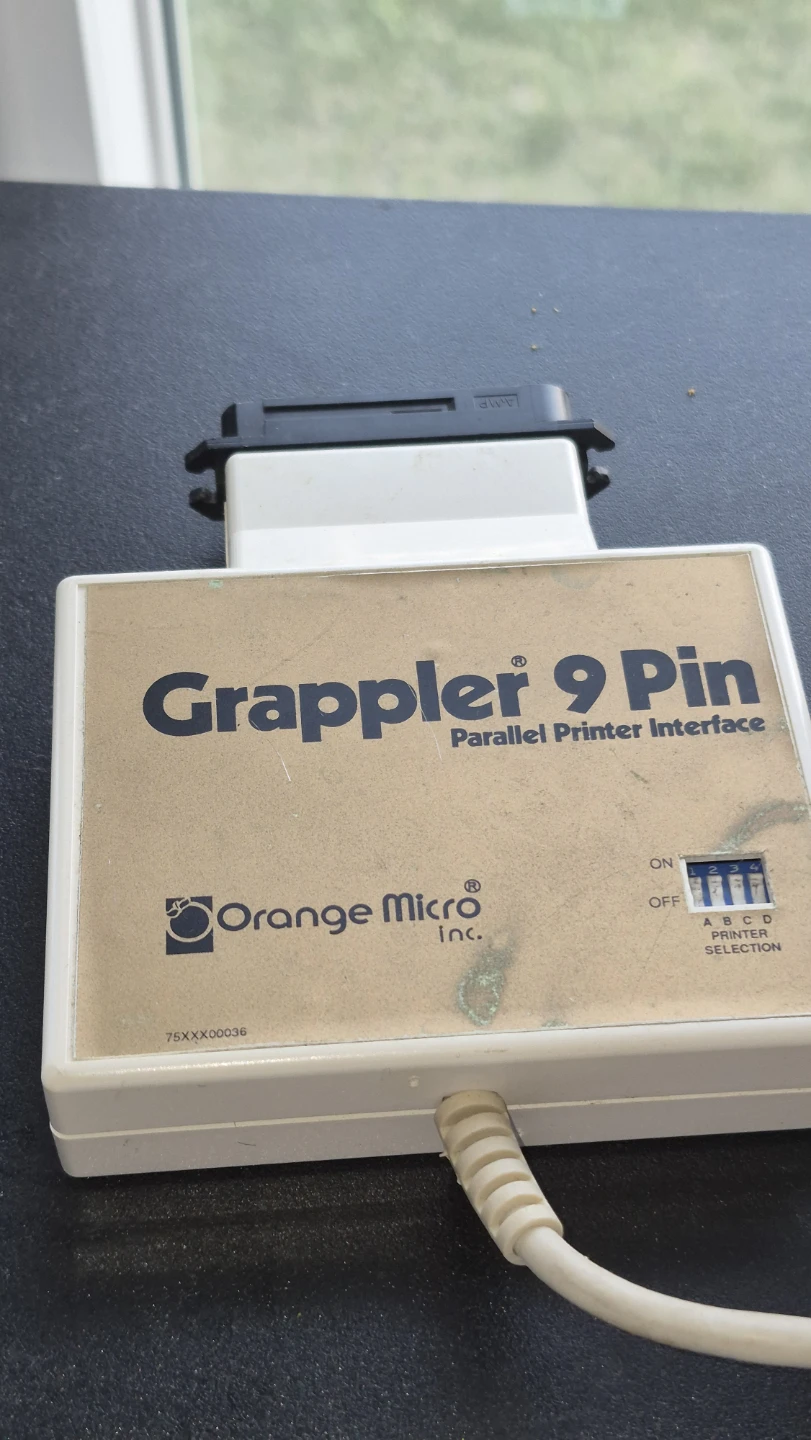 Orange Micro Grappler 9 Pin Parallel Printer Interface
