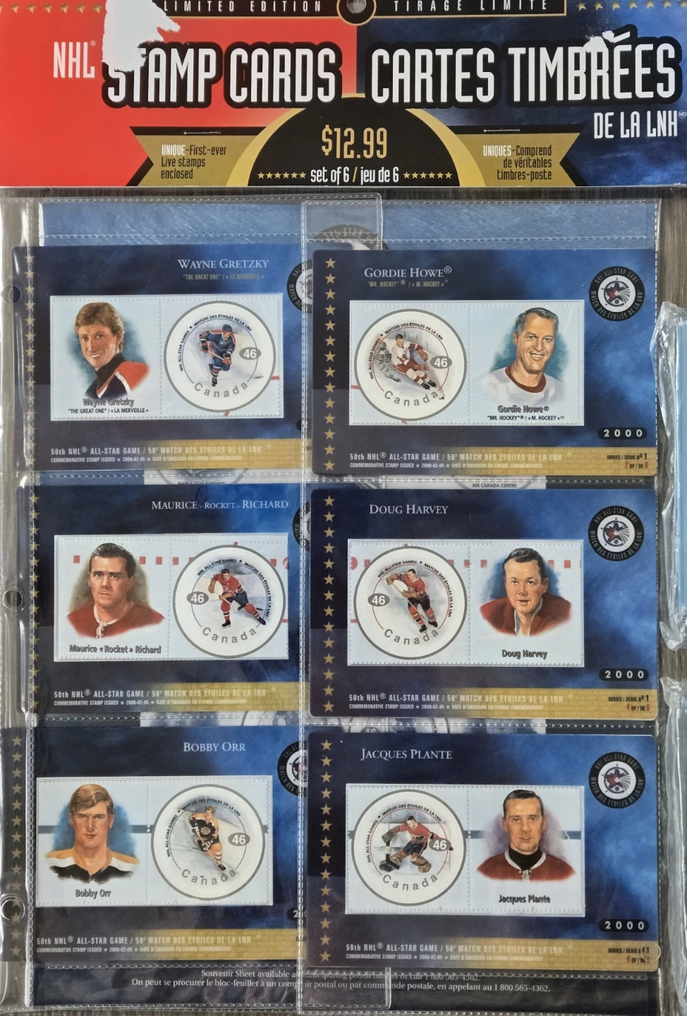 ORR, GRETZKY Vintage Stamp & Jersey Card Collection - photo 4