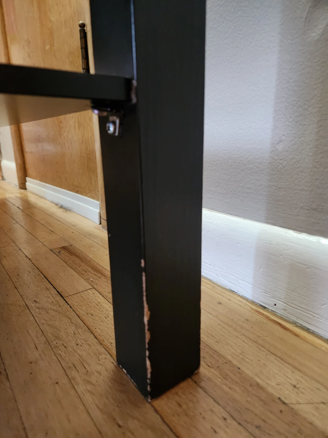 Coffee table /TV stand with built-in shelf - photo 4