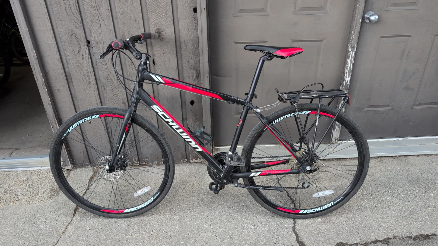 Schwinn Hybrid Bike - Red/Black