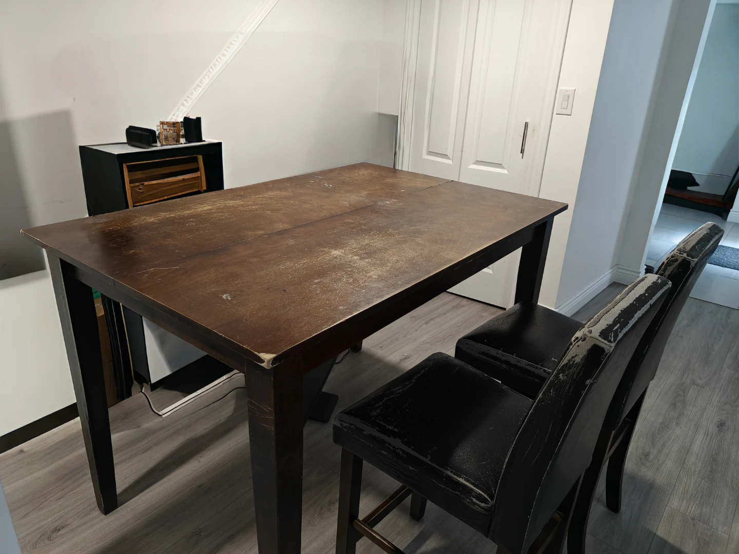 Wooden Dining Table and chairs