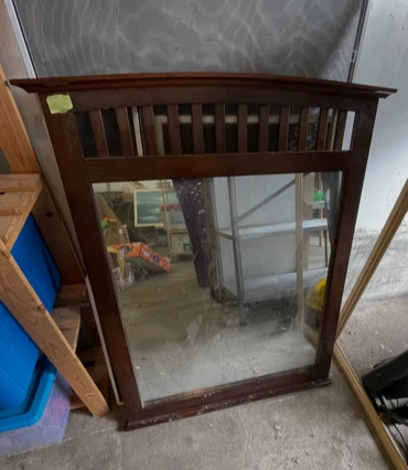 Wooden Framed Mirror