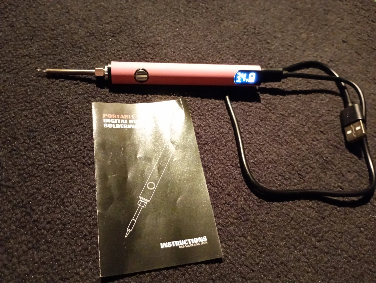 Portable Digital USB Soldering Iron