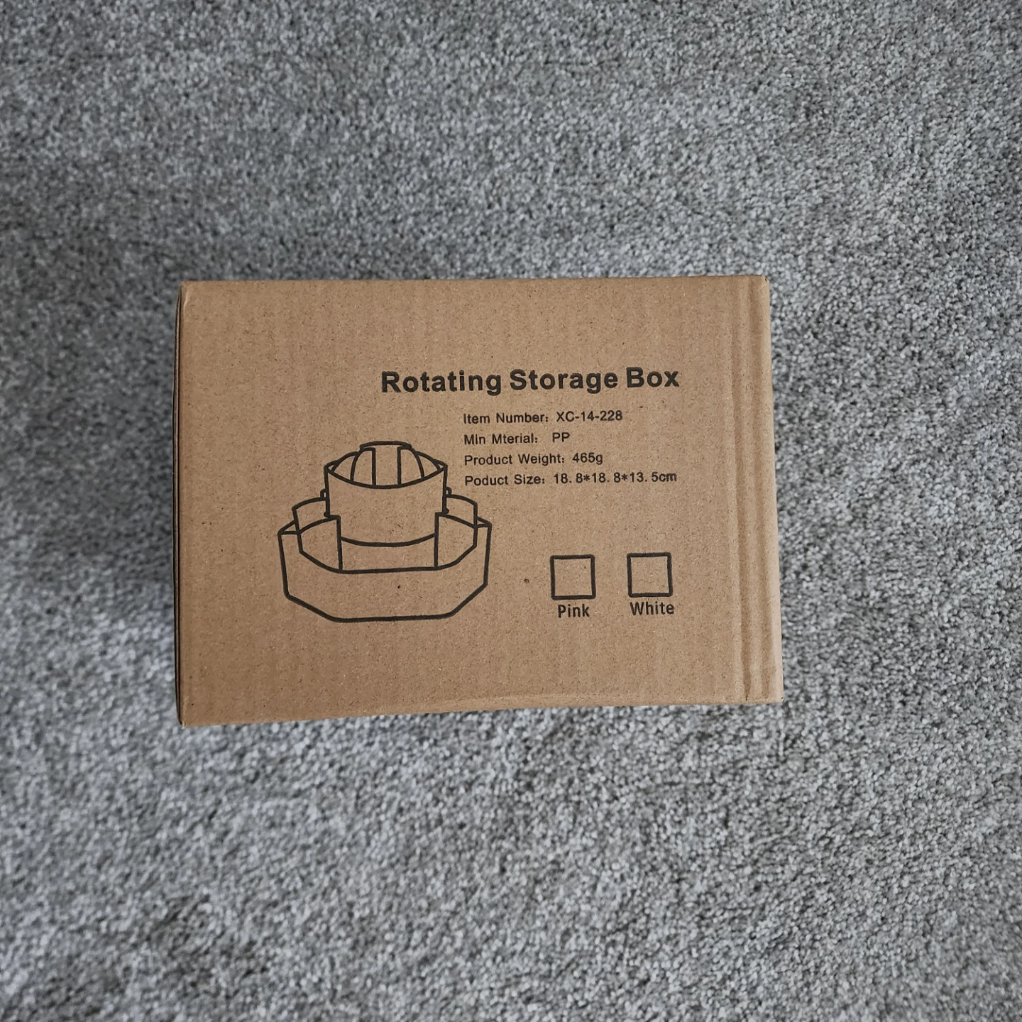 Rotating Storage Box for Desk Organizer - NEW SEALED - photo 2