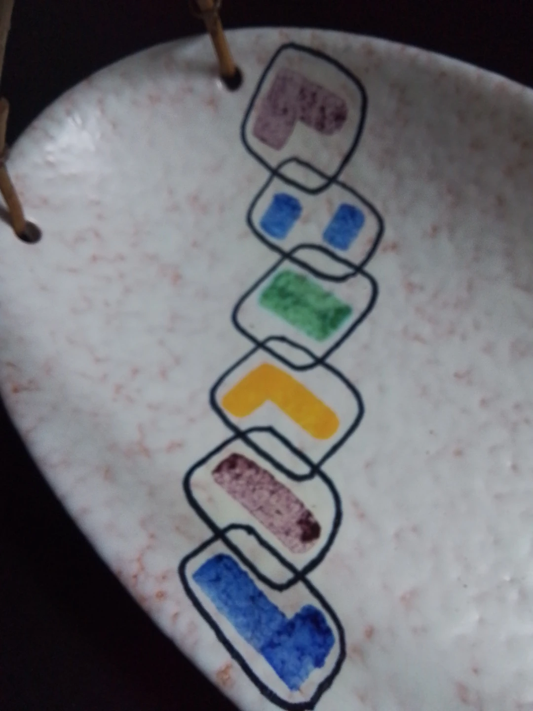 Steuler Keramik MCM "Picasso" Style Ceramic Basket - photo 3